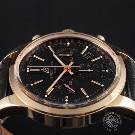 breitling transocean chronograph 18ct gold|Breitling Transocean chronograph perpetual calendar.